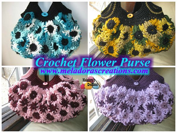 Crochet Flower purse combined 600 WM