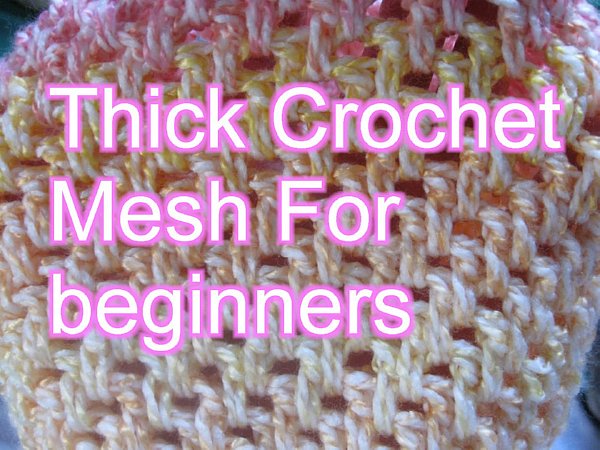 Thick Crochet Mesh Pic 600