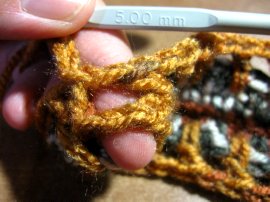 Thick crochet mesh Pot holder 11