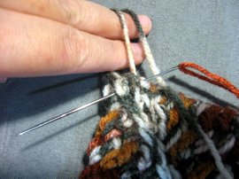 Thick crochet mesh Pot holder 17