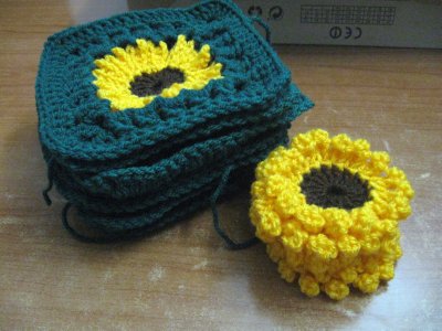 Sunflower Granny Sweater 1