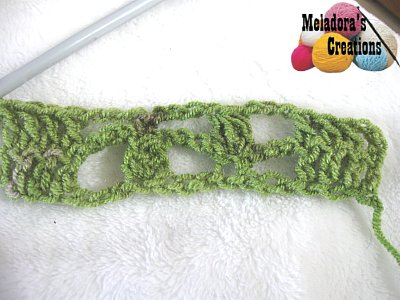 Lacy Cluster Ladder Scarf 7
