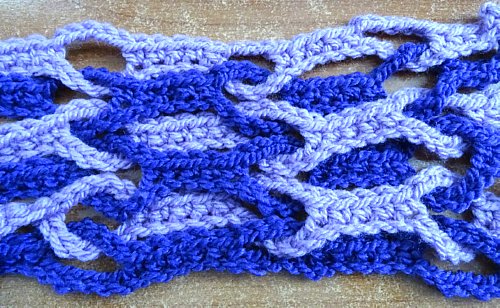Double Weave and Link Stitch 16
