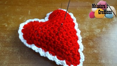 Heart Pin cusion or decoration 9