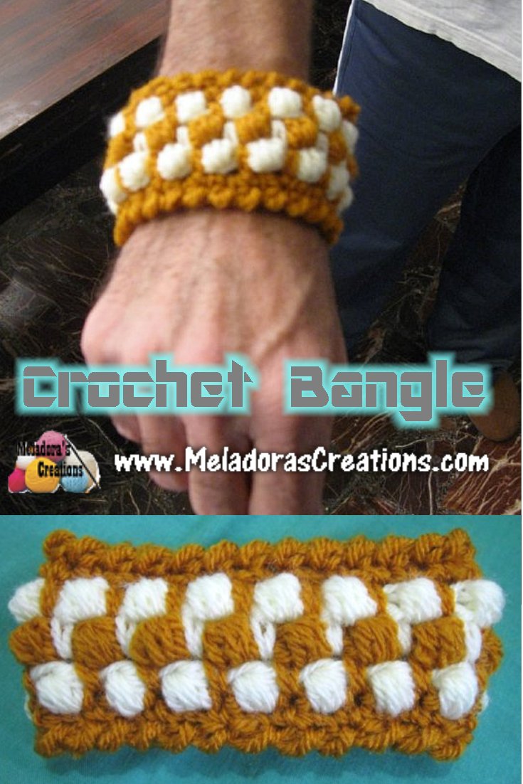 Crocheted Bangle - Free Crochet Pattern