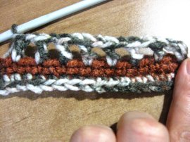 Thick crochet mesh Pot holder 1