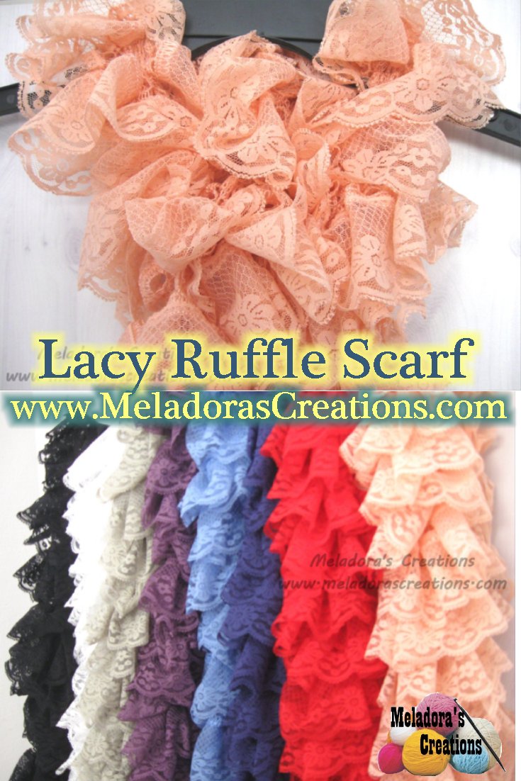 Lacy Ruffle Scarf - Free Knitting Pattern
