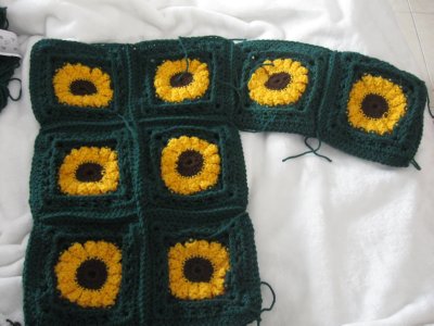Sunflower Granny Sweater 15