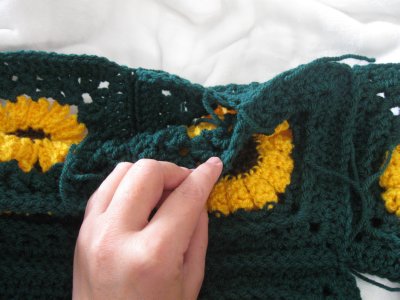 Sunflower Granny Sweater 16