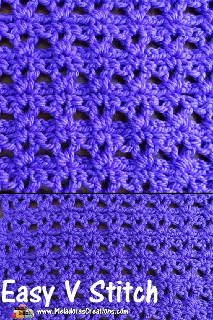 Easy V Stitch – Free Crochet Pattern