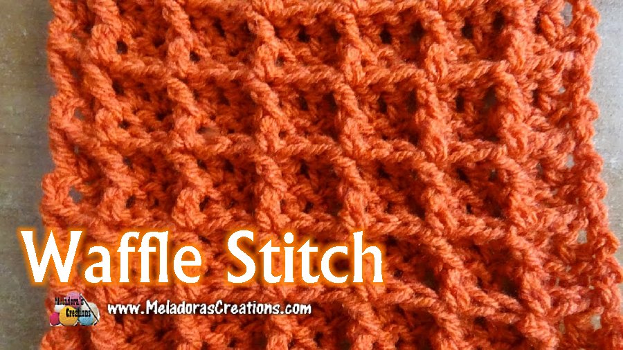 Easy Waffle Crochet Stitch Pattern and Tutorial