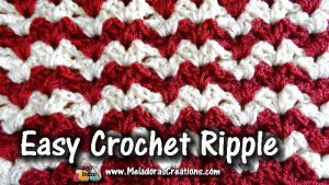 Crochet ripple stitch