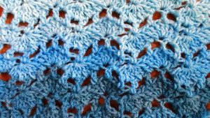 Crochet ripple stitch