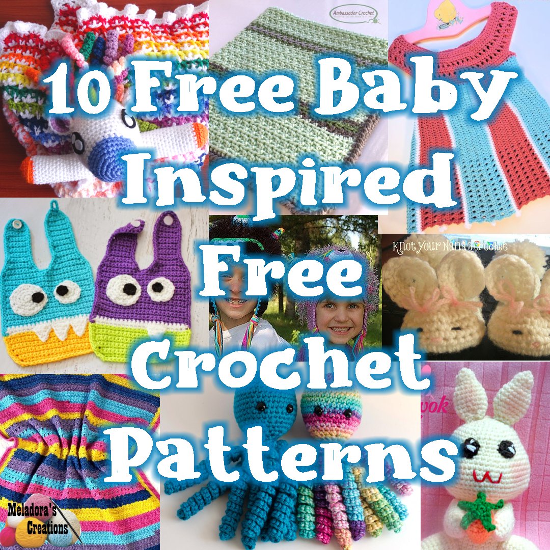 10 Free Baby Inspired Free Crochet Patterns - Link Blast