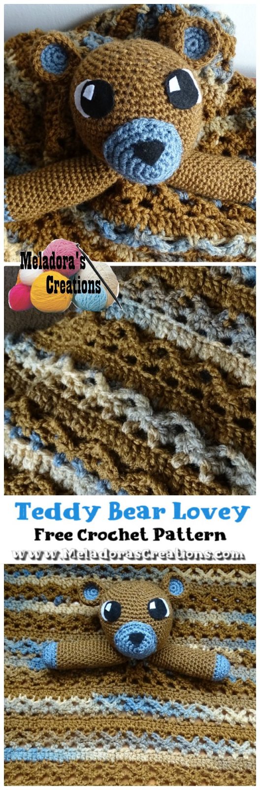 Teddy Bear Lovey (Part 2) – Free Crochet Pattern