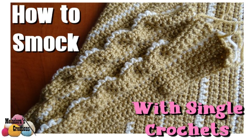 Crochet a Pillow Cover - Smocked Crochet Pillow Cover