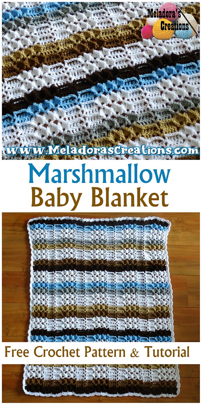 Crochet Baby Blanket - Marshmallow Baby Blanket – Free Crochet pattern