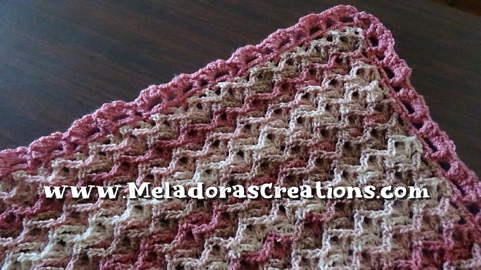Double Sided Afghan – Free Afghan Crochet Pattern - Crochet Baby Blanket Pattern