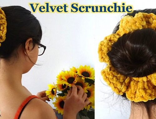 Crocheted Hair Bun Cover Free Crochet Pattern
