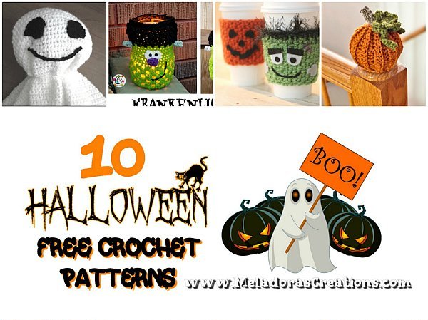 10 Halloween Decorations – Free Crochet Pattern link Blast