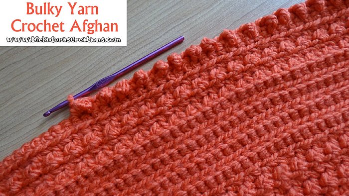 Bulky Yarn Crochet Afghan – Free Crochet pattern