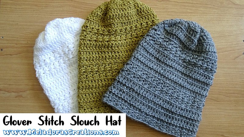 Glover Stitch Slouch Hat – Free Crochet pattern
