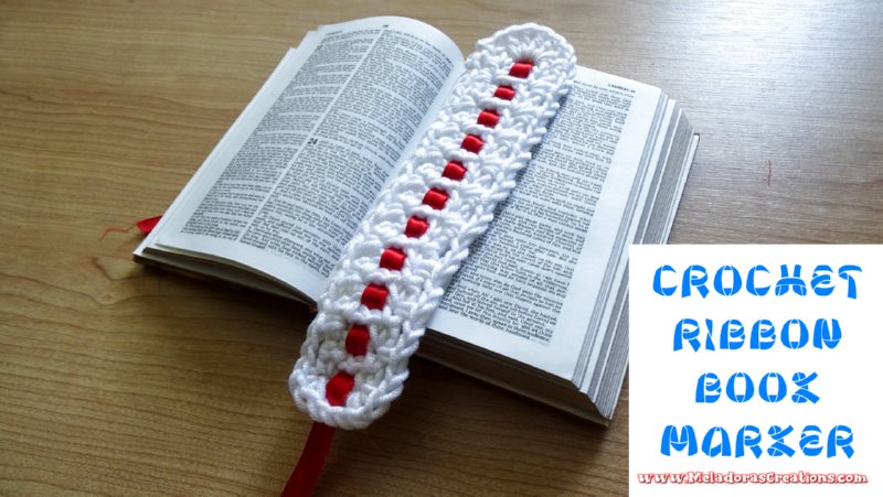 Crochet Ribbon Bookmarkers – Free Crochet pattern