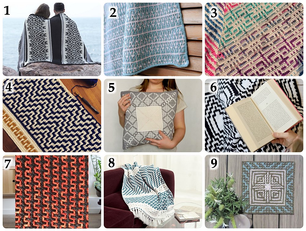 10 Free Mosaic Crochet Pattern Link Blast