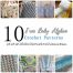 10 Free Crochet Baby Blanket Patterns Link blast