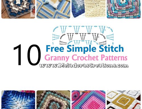 10 Simple Stitch Granny Squares Crochet Pattern Round up
