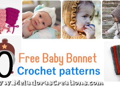 10 Free Baby Bonnet Crochet Pattern Round up