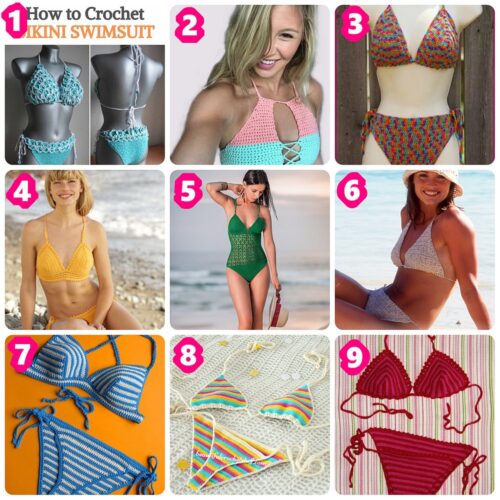 10 Free Bikini Crochet Patterns – Meladora's Creations