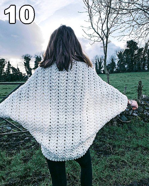 10 Crochet Shrug Free Crochet Pattern Round up – Meladora's Creations